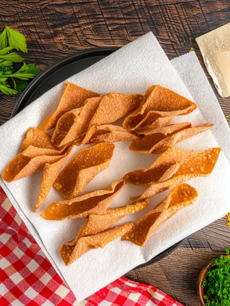 Crispy Chicken Wonton Tacos