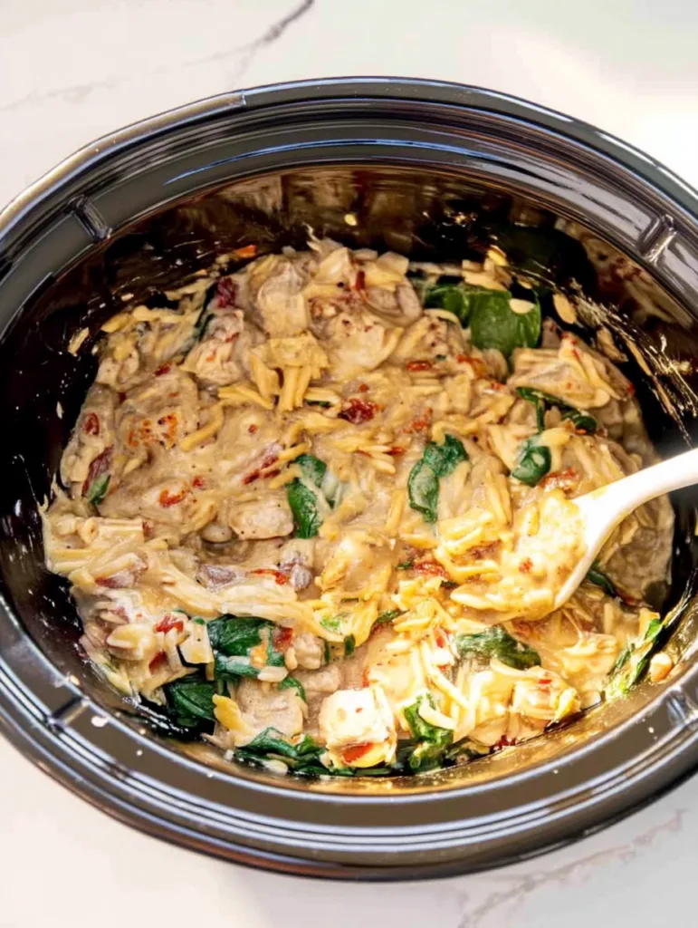 Creamy Tuscan Chicken Orzo Recipe