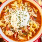 Crock Pot Creamy Chicken Parmesan Soup