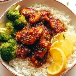 Tangy and Sweet Lemon Honey Glazed Chicken Recipe