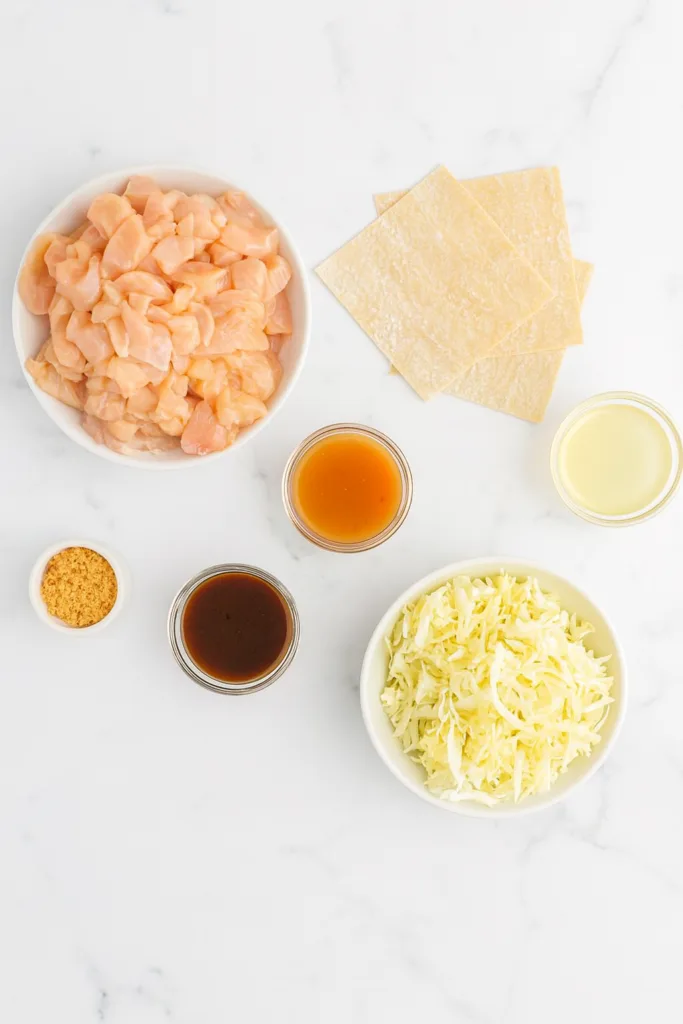 Crispy Chicken Wonton Tacos