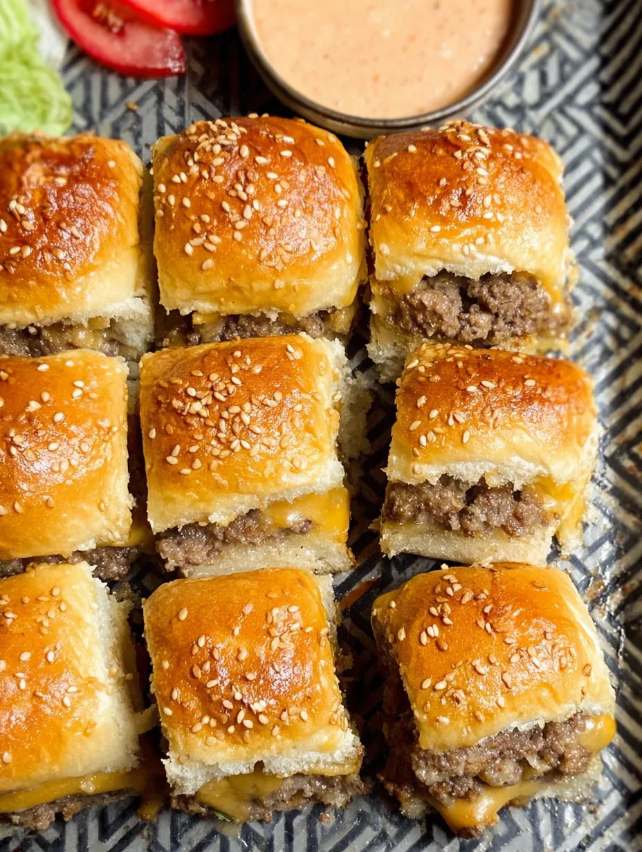 Cheeseburger Sliders