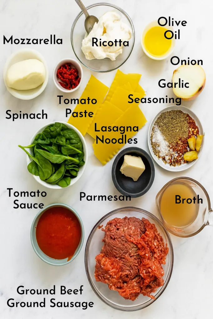 One-Pot Lasagna Soup Recipe