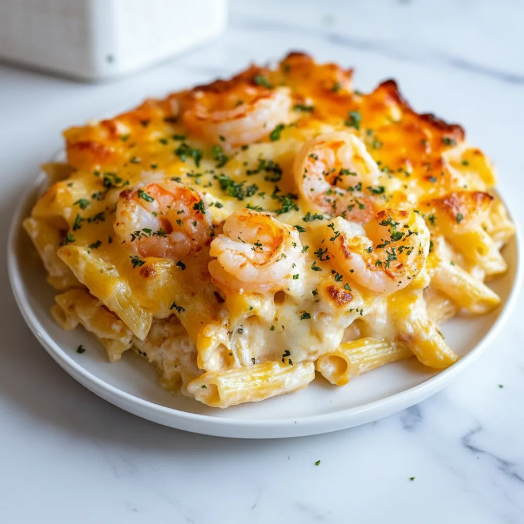 Shrimp Scampi Pasta Bake – An Organized Chaos