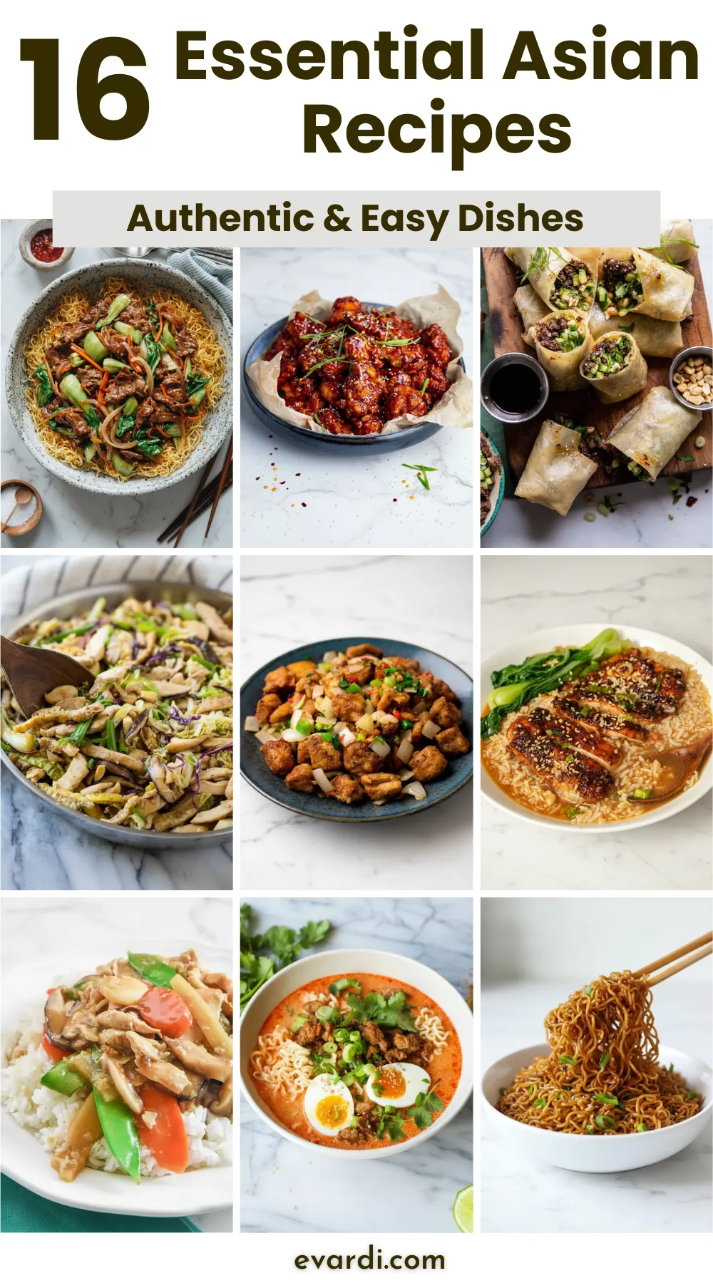 16 Essential Asian Cooking Recipes for Home Chefs
