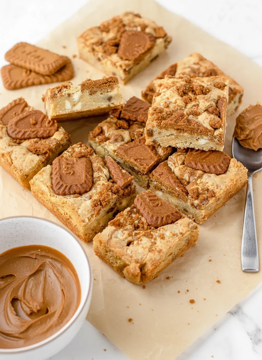 Biscoff Blondies
