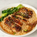Caramelized Soy Chicken in Garlic Ginger Broth