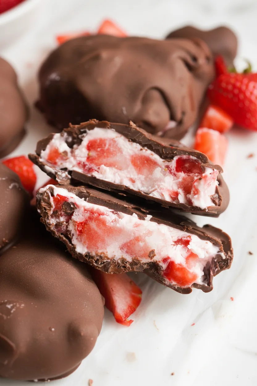 Chocolate Strawberry Yogurt Clusters Recipe