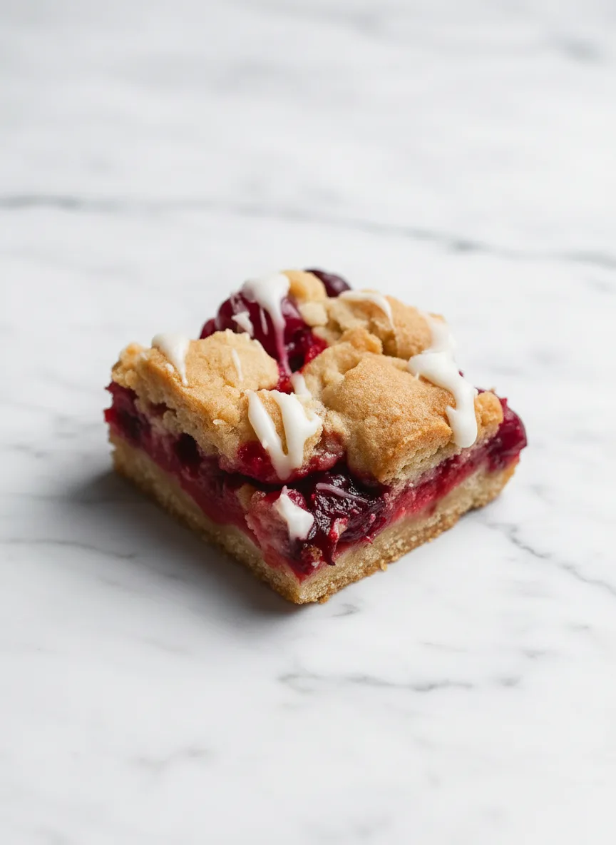 Cranberry Crumble Bars