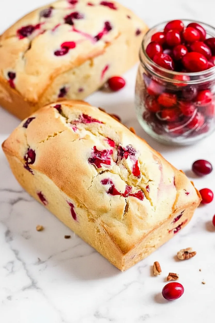 Cranberry-Pecan Cream Cheese Bread