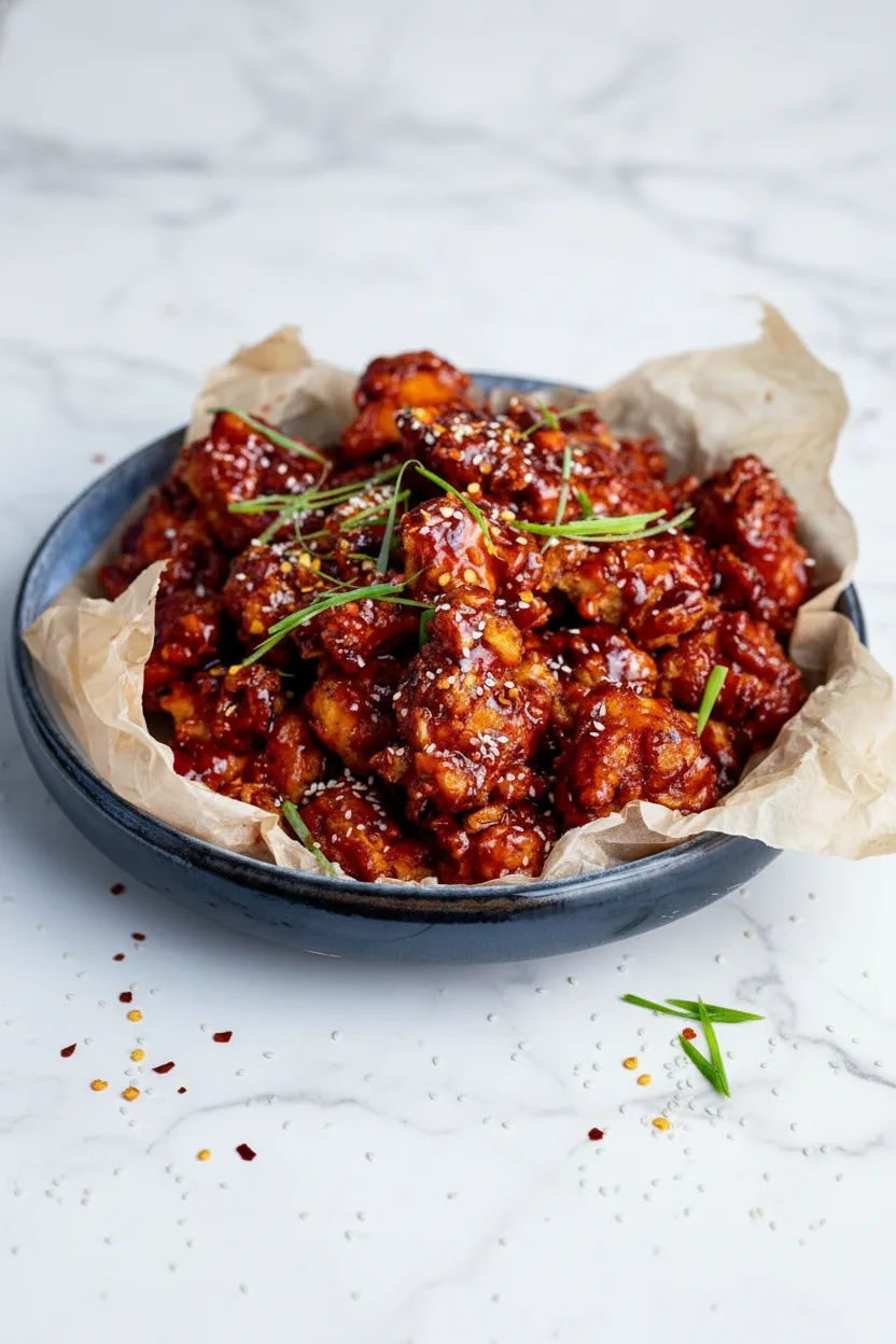 Crispy Korean Fried Chicken – Sweet & Spicy Glaze