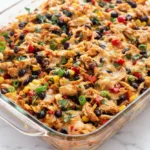 Easy Chicken Burrito Casserole