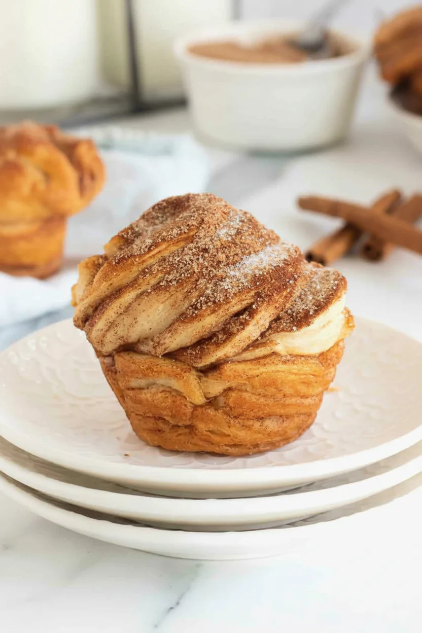 Easy Cinnamon Sugar Cruffins