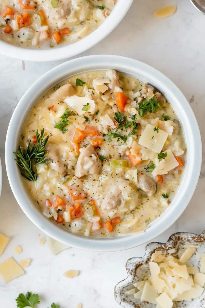 Creamy Chicken and Rice Soup
