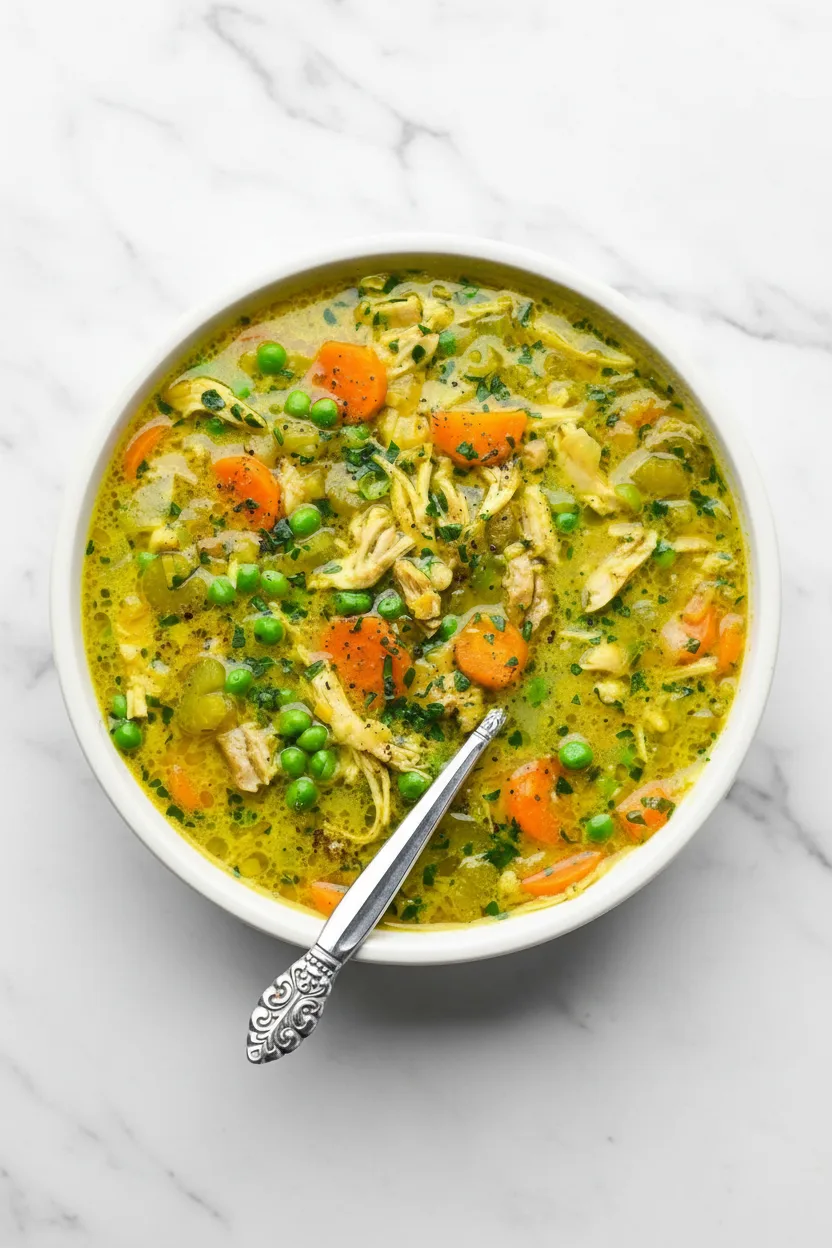 Anti Inflammatory Turmeric Chicken Soup