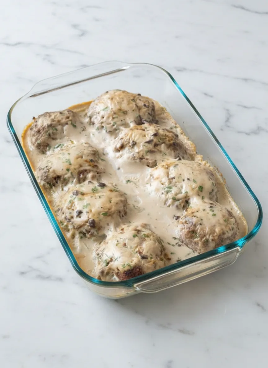 Amish Hamburger Steak Bake