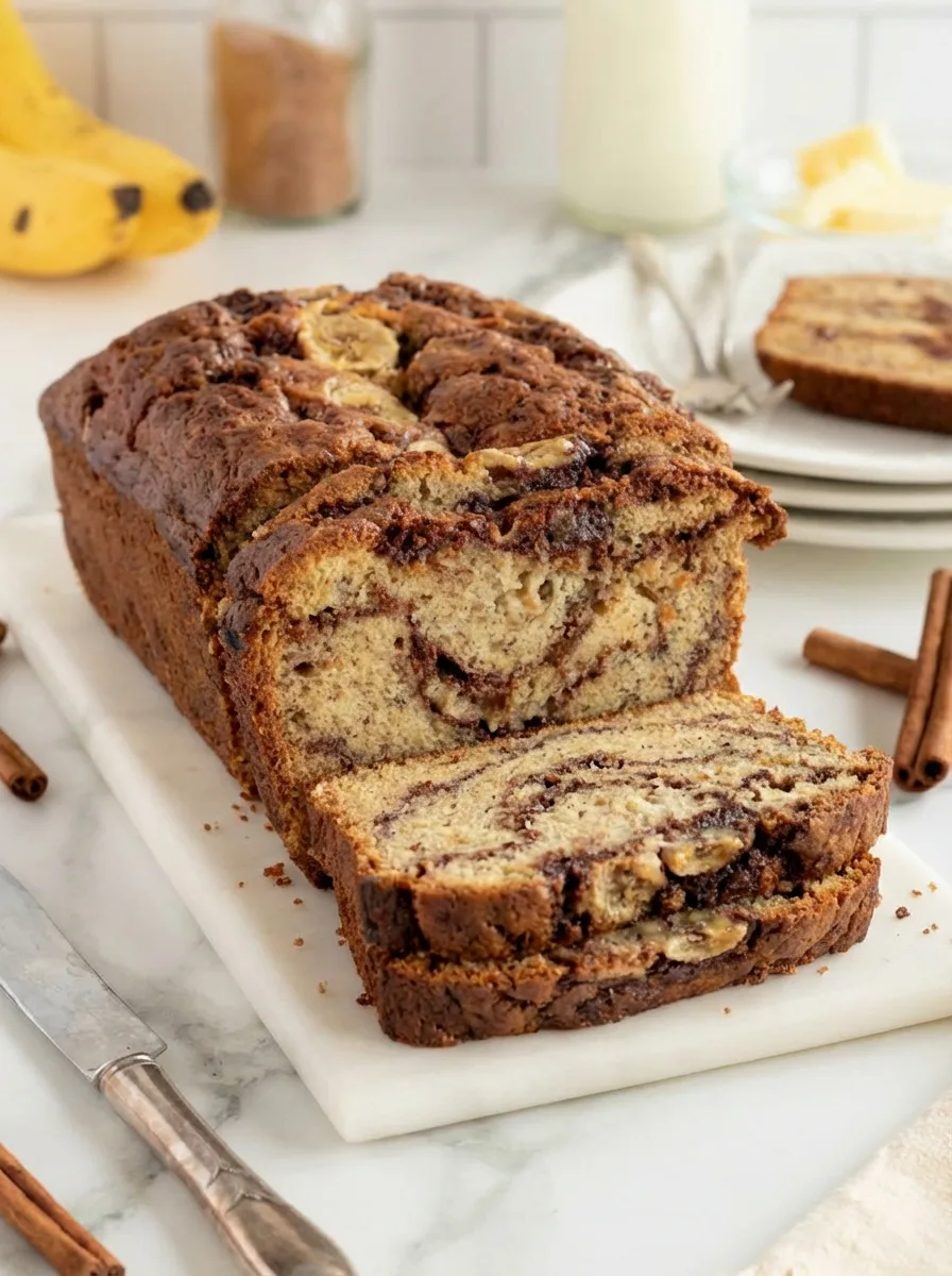 Cinnamon Swirl Banana Bread