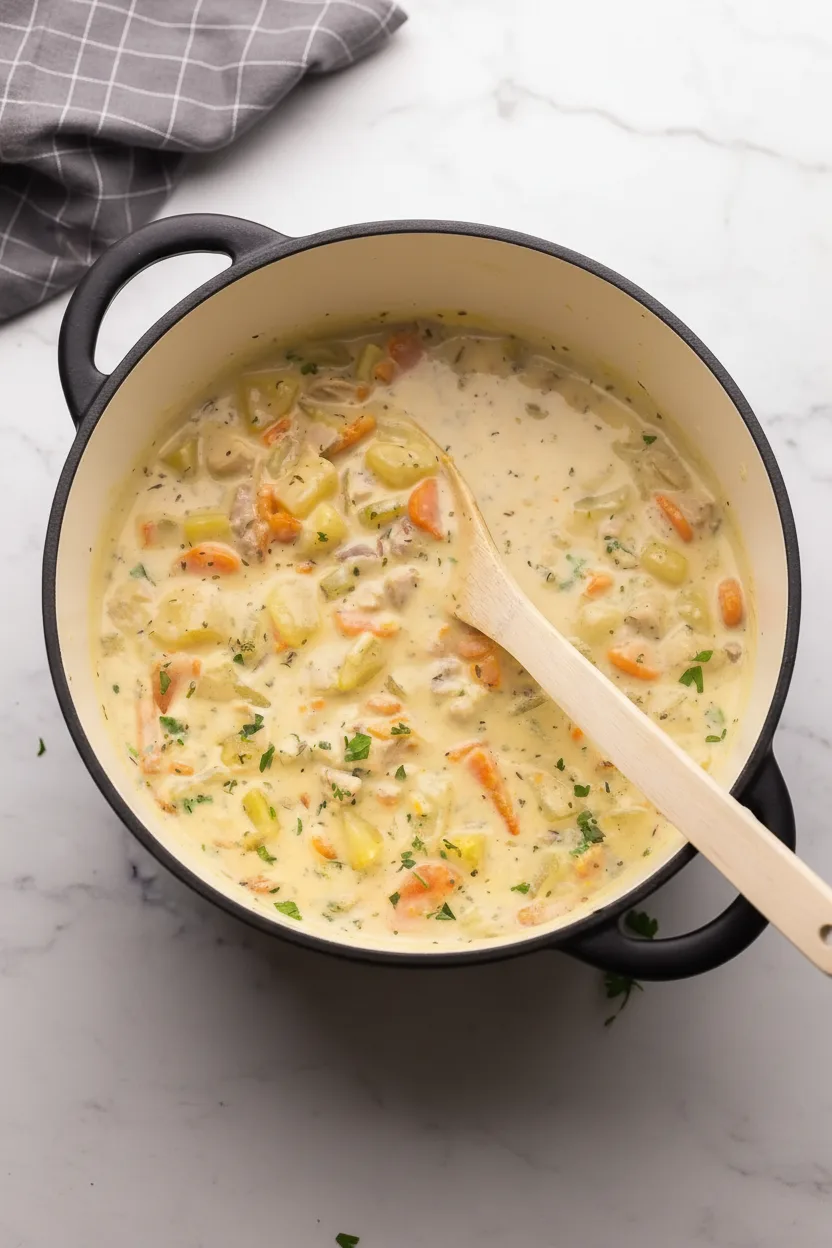 Leftover Turkey Soup