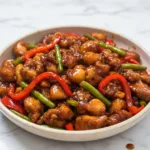 Garlicky Sweet Thai Chili Chicken & Green Beans Stir Fry