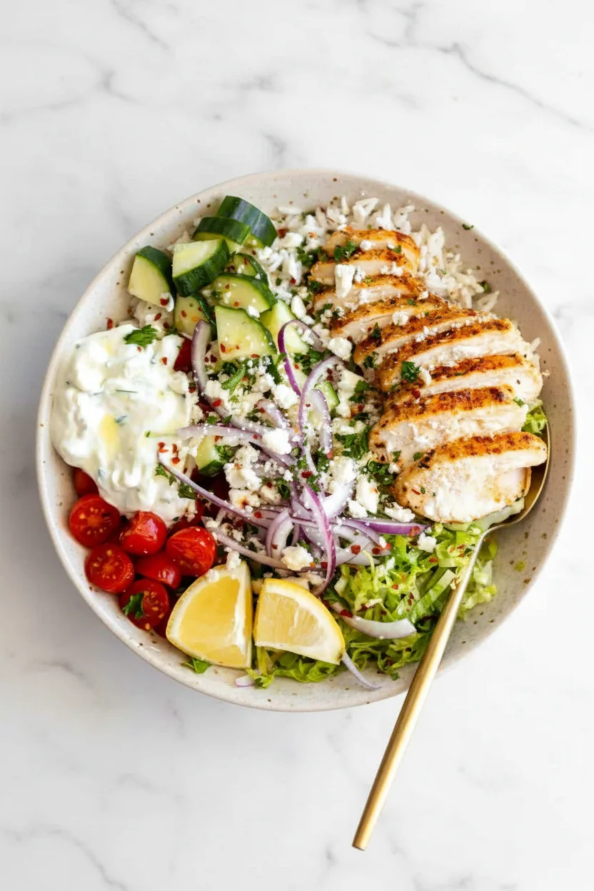 Greek Chicken Bowls