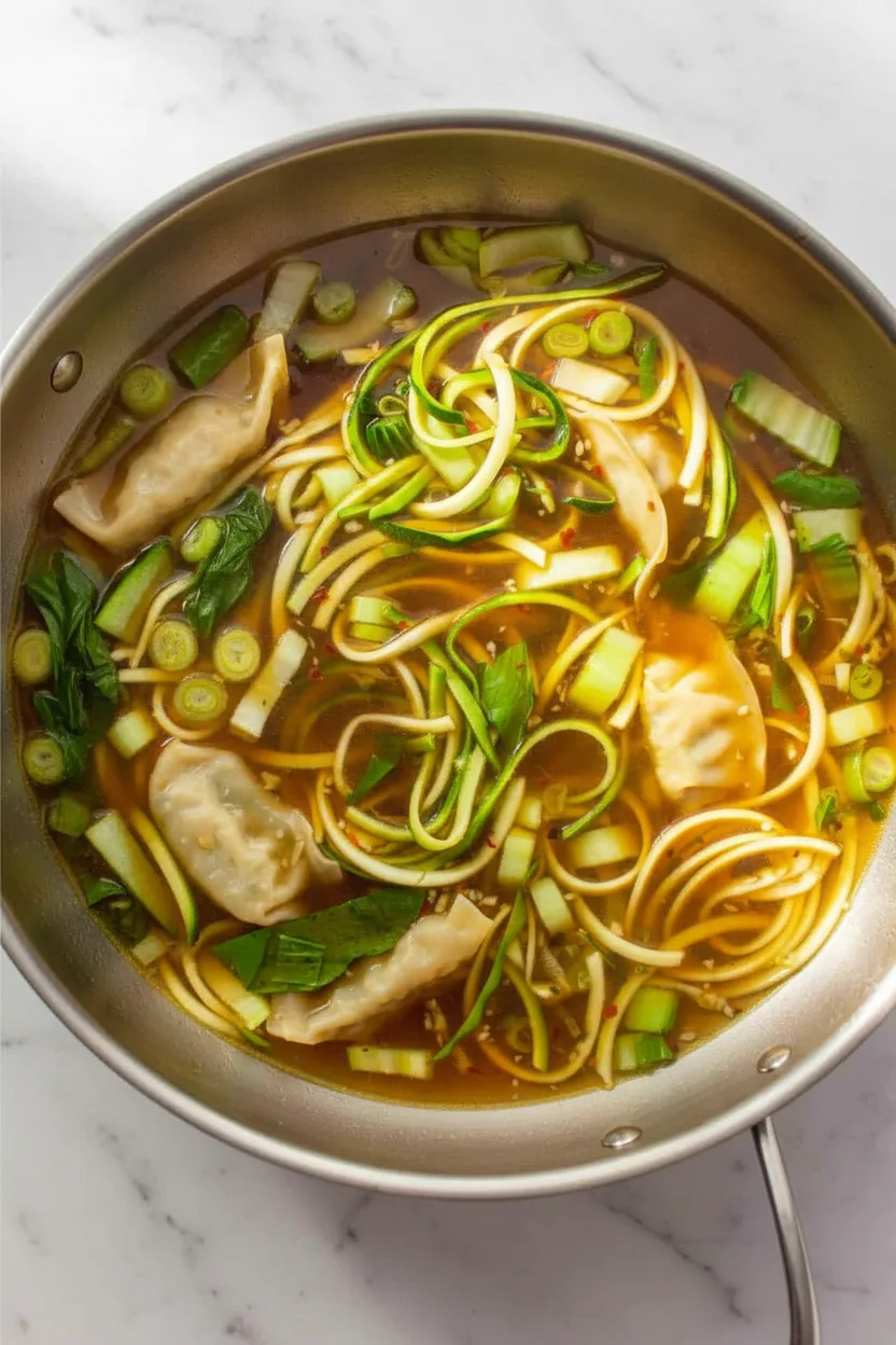 Gyoza Soup – Japanese Dumpling Delight