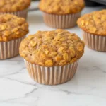 Healthy Banana Oatmeal Muffins