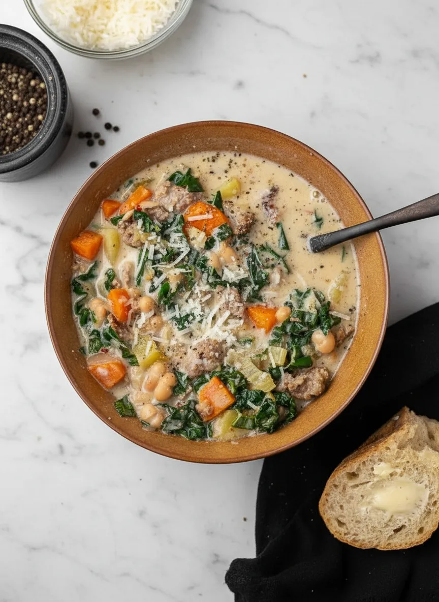 High Protein White Bean Soup