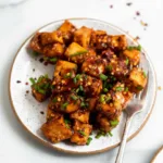 Honey Garlic Air Fryer Tofu