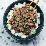 Korean Ground Beef Bowl