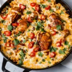 One-Pot BBQ Chicken and Rice