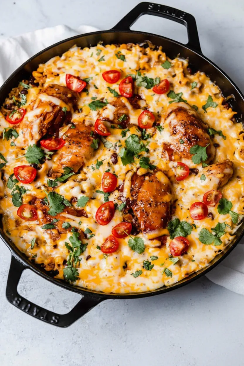 One-Pot BBQ Chicken and Rice