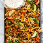 Sheet Pan Chicken Fajitas