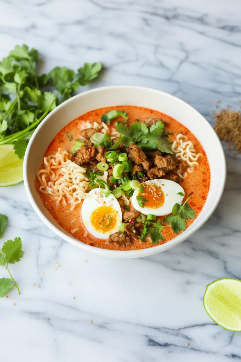 Spicy Coconut Curry Ramen – One-Pot Asian Dinner