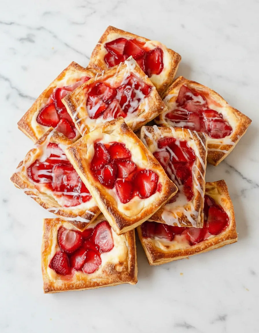 Strawberry Danish (with Cream Cheese)
