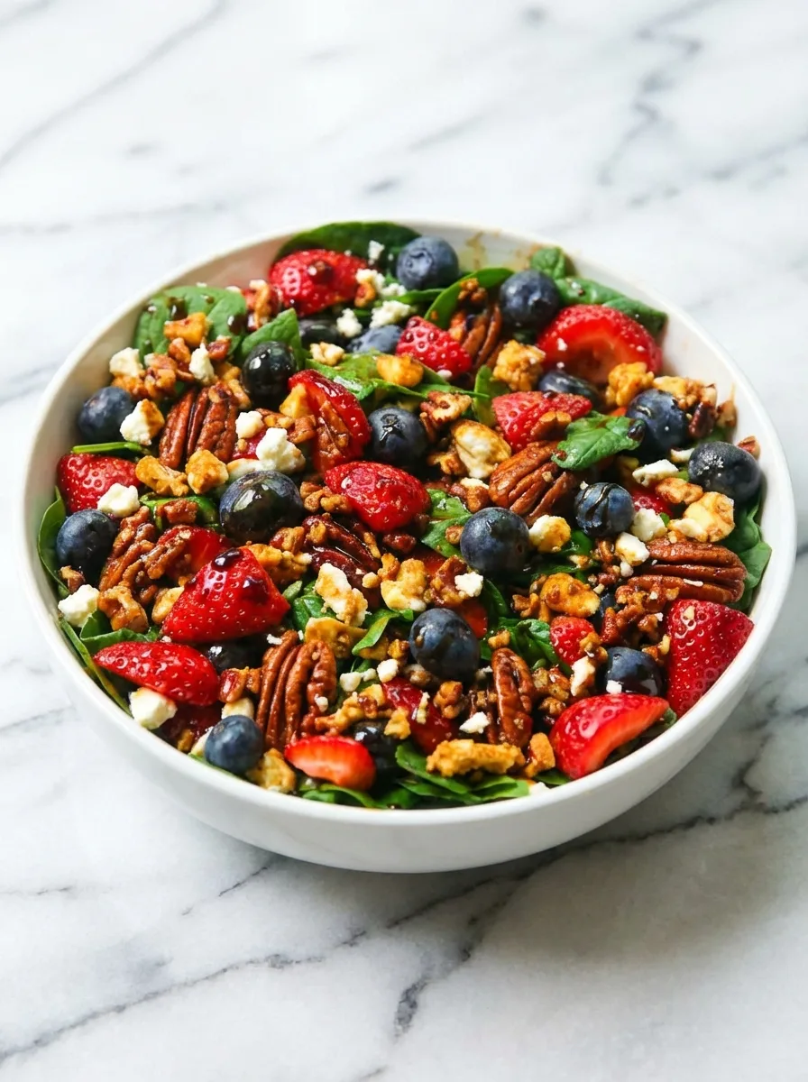 Strawberry Spinach Salad