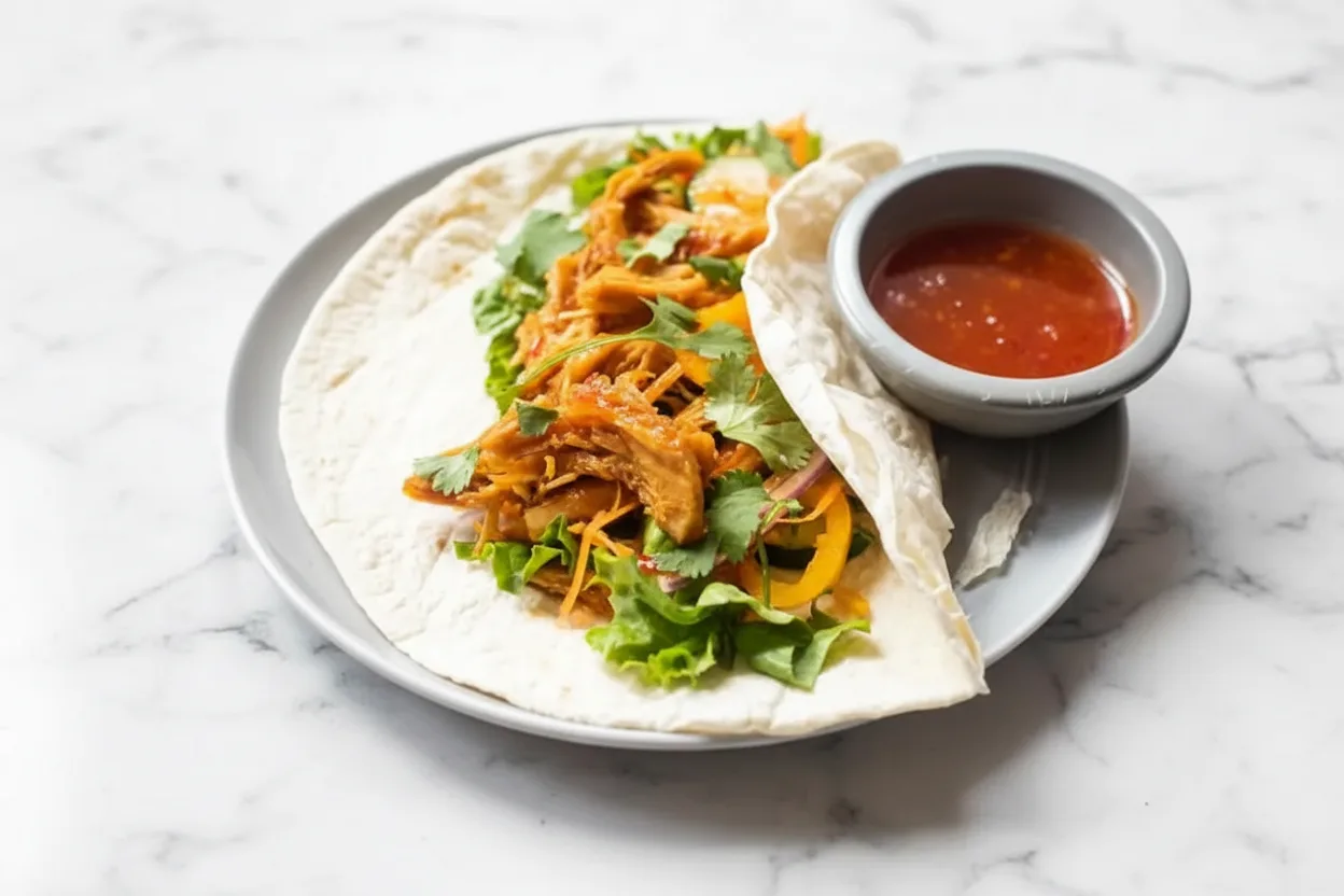 Sweet Chili Chicken Wraps