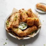AirFryer Jalapeño Popper Egg Rolls
