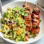 BBQ Chicken Skewer Salad Bowl