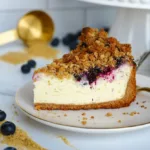 Blueberry Crumble Cheesecake