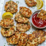 Cheesy Keto Chicken Fritters