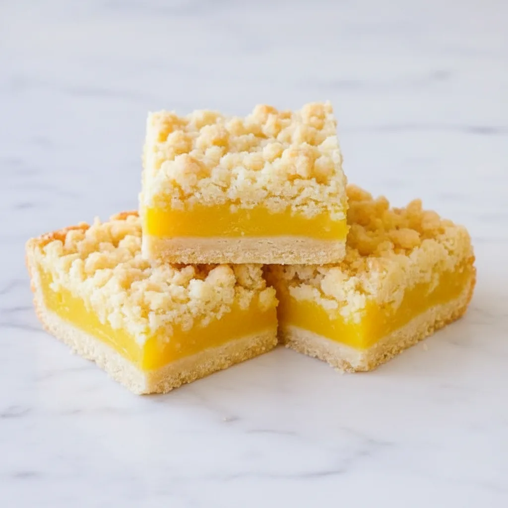 Coconut Lemon Crumble Bars