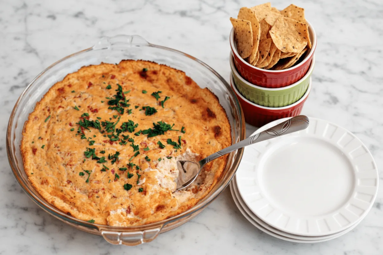 Creamy Mozzarella Bruschetta Dip