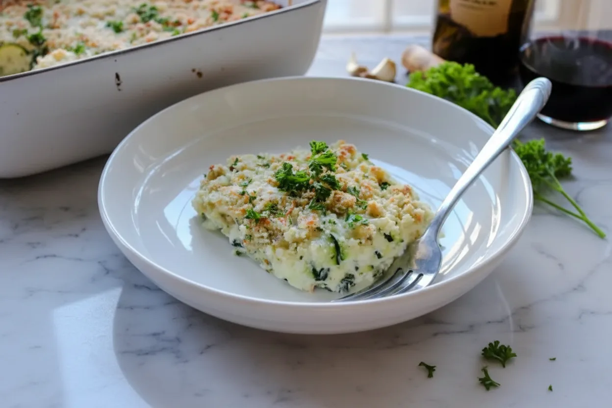 Creamy White Sauce Keto Lasagna