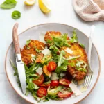 Crispy Chicken Milanese with Arugula