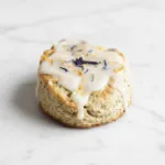 Earl Grey Blackberry Scones with Lemon Glaze