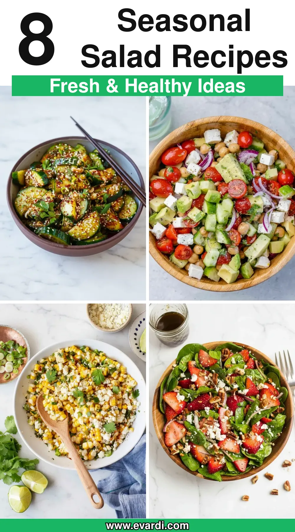 8 Fresh and Healthy Salad Recipes for Every Season