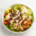 Fully Loaded Burger Bowl with “Special Sauce”