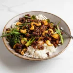 Garlic Butter Cashew Chicken in 20 Minutes