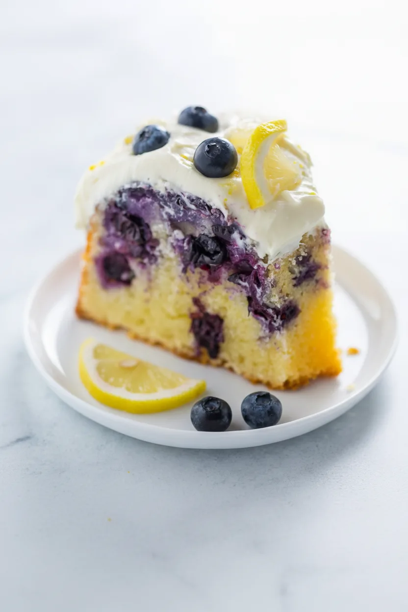 Lemon Blueberry Bundt Cake