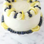 Lemon Blueberry Layer Cake
